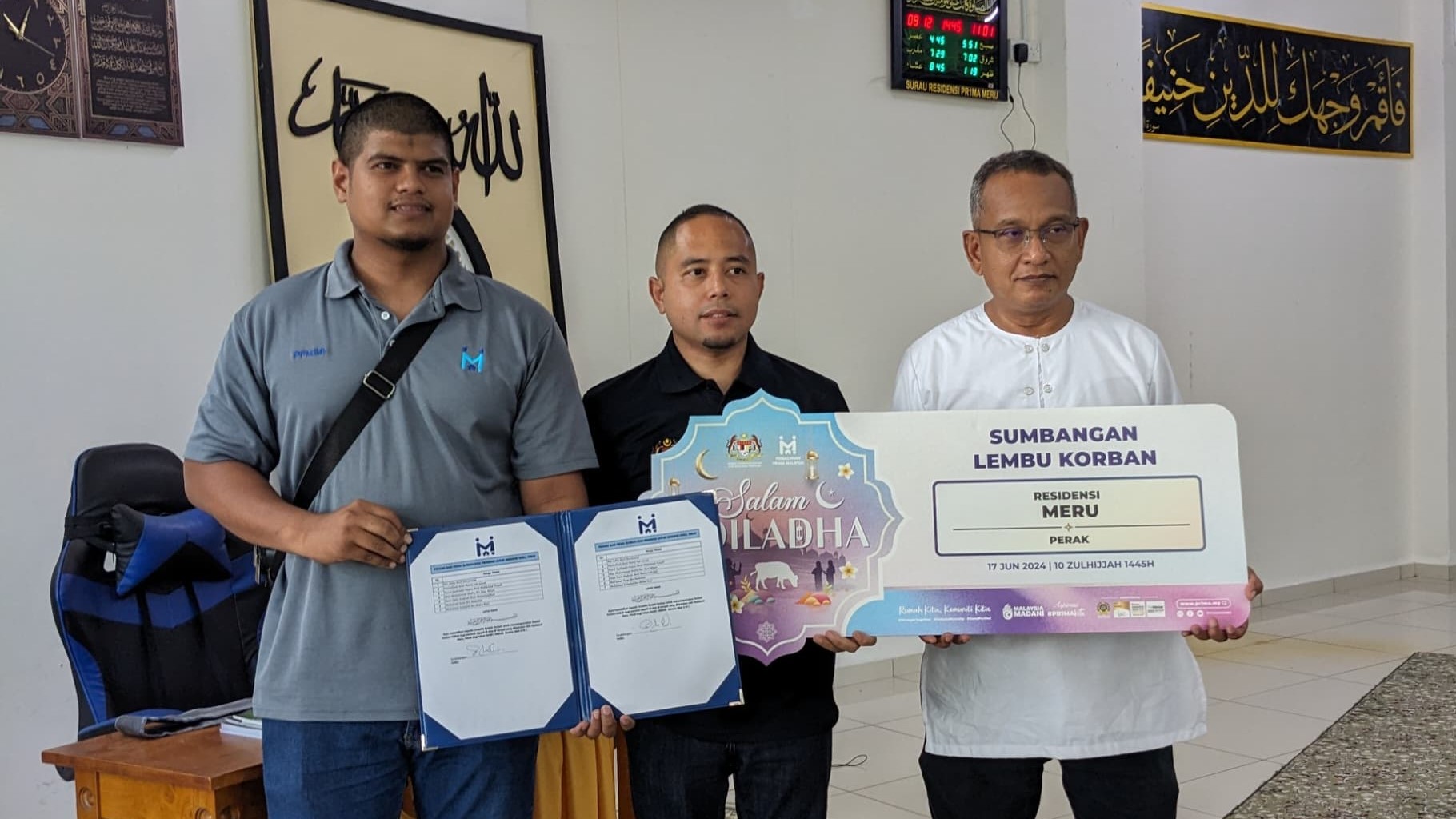Cover image of Community Past Program: PR1MA Qurban 2024 – Contribution and sponsorships of cows which in line with the #PR1MAKita Aspiration at Residensi Meru, Perak.