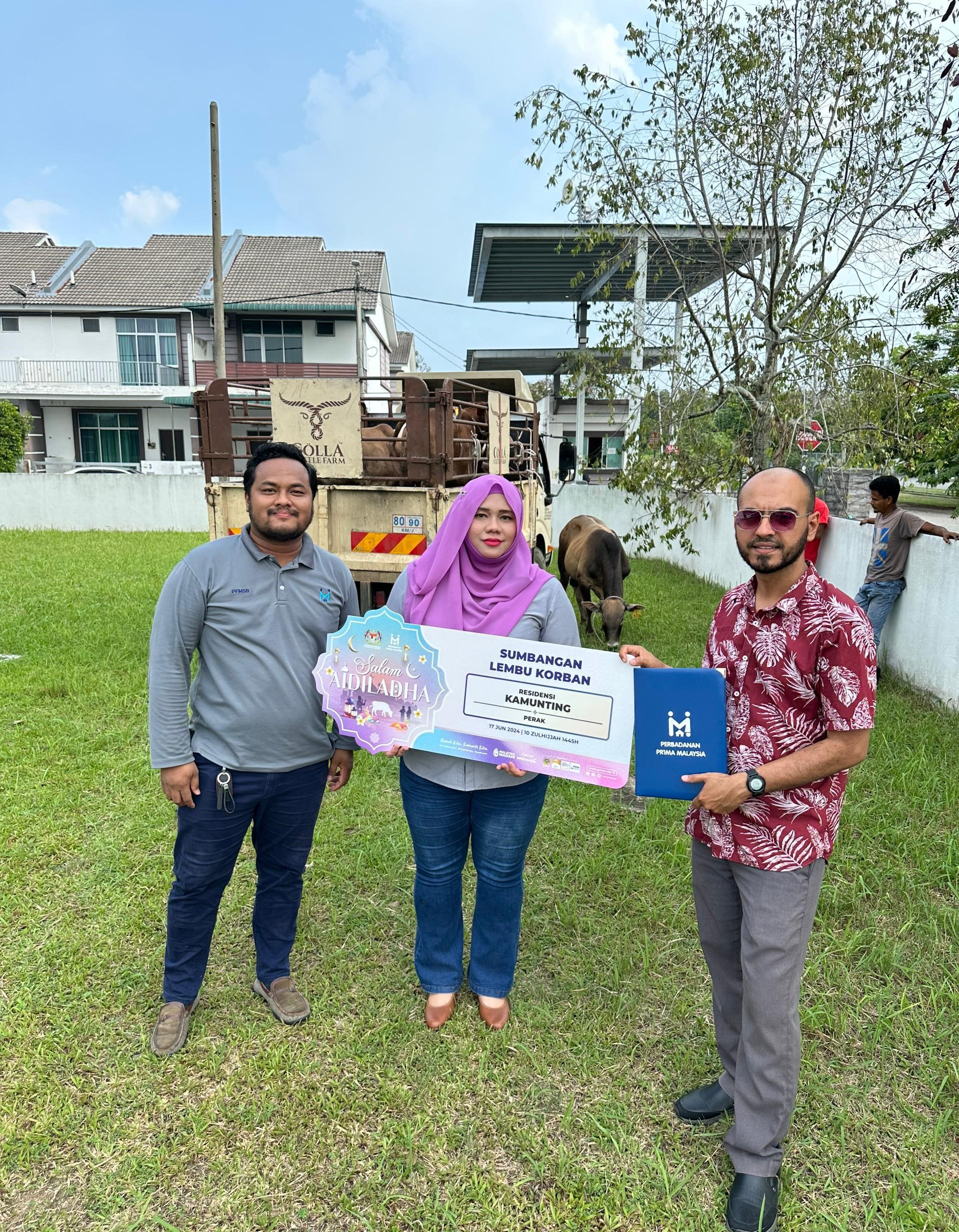 Cover image of Community Past Program: PR1MA Qurban 2024 – Contribution and sponsorships of cows which in line with the #PR1MAKita Aspiration at Residensi Kamunting, Perak.